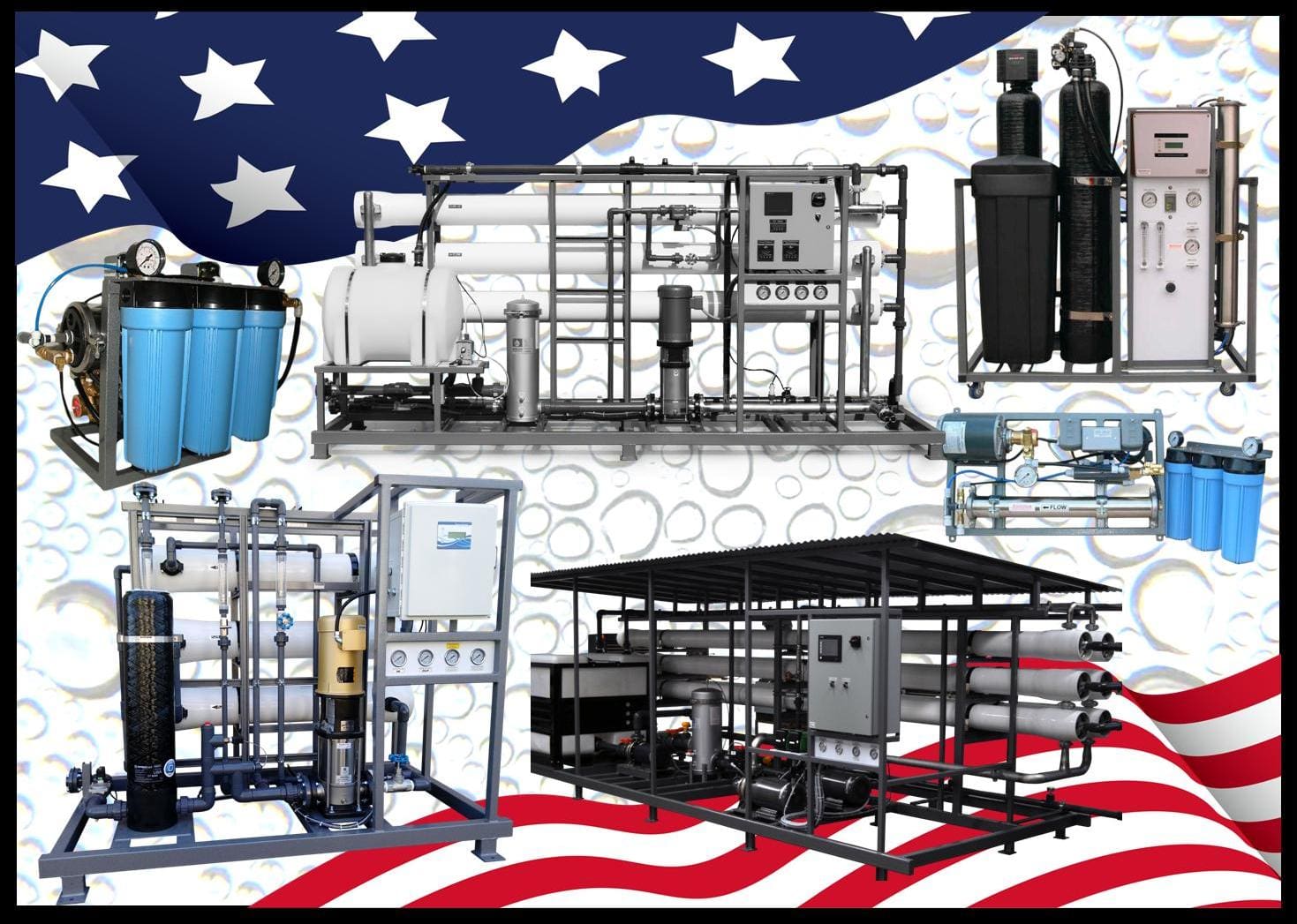A picture of some water treatment equipment.